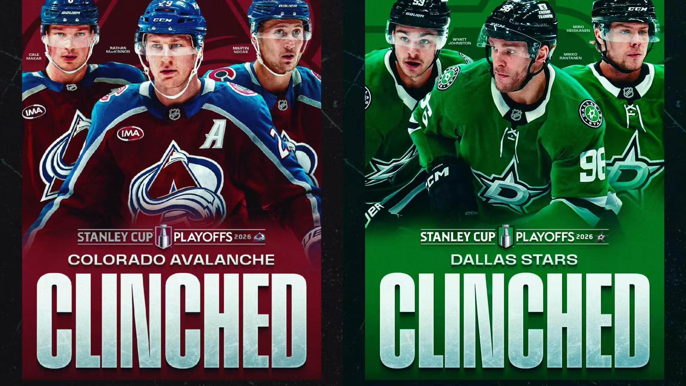 Avalanche i Stars osigurali su svoja mjesta u najvišoj hokejaškoj ligi.